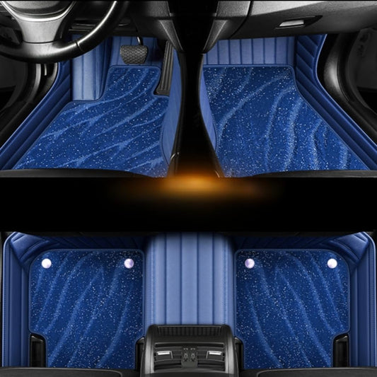 BLUE GALAXY DOUBLE LAYER CUSTOMIZED CAR MAT