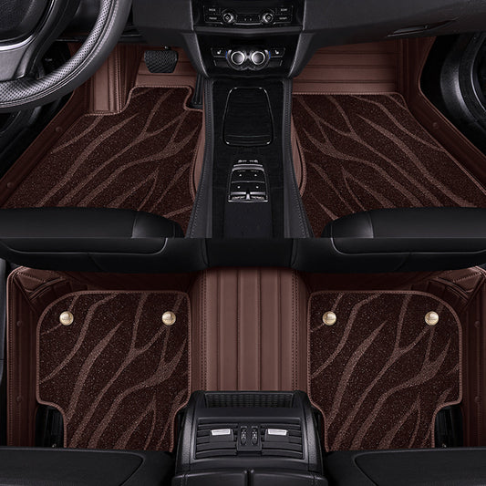 COFFEE GALAXY DOUBLE LAYER CUSTOMIZED CAR MAT