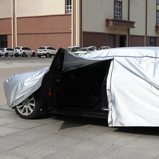 Universal Car Cover All Weather Protection Sun Rain Hail Proof Full Coverage
