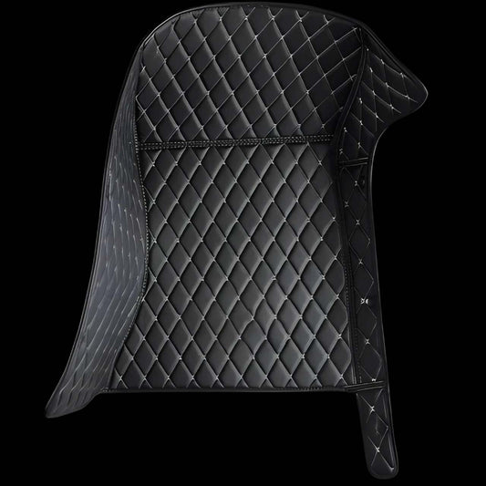 BLACK & BEIGE DIAMOND STITCHING LUXURY CAR MATS